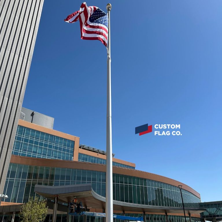What is an Internal Halyard Winch Flagpole? 