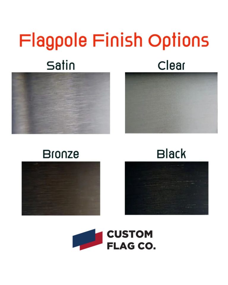 What are the Different Flagpole Colors Available? 