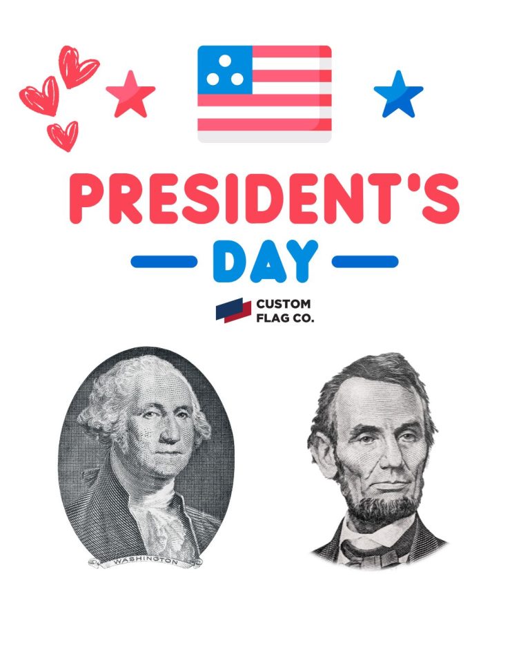 Displaying the American Flag in February