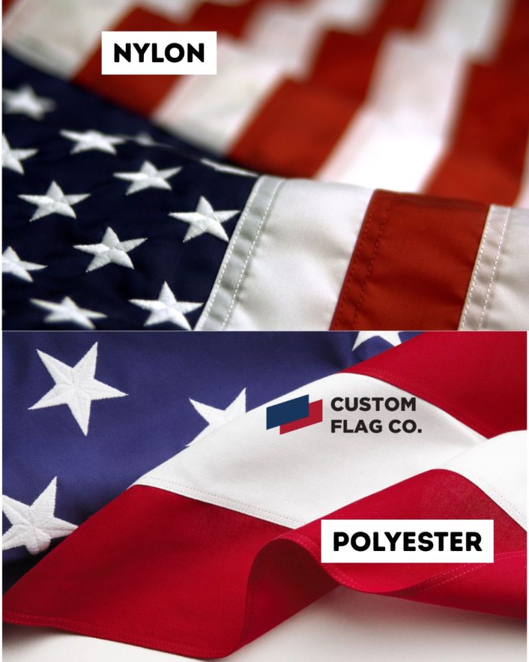 How to Tell the Difference Between Nylon and Polyester Flag Material