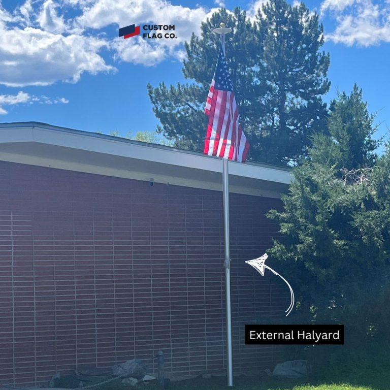 Choosing Your Flagpole: A Guide to Internal vs. External Halyards